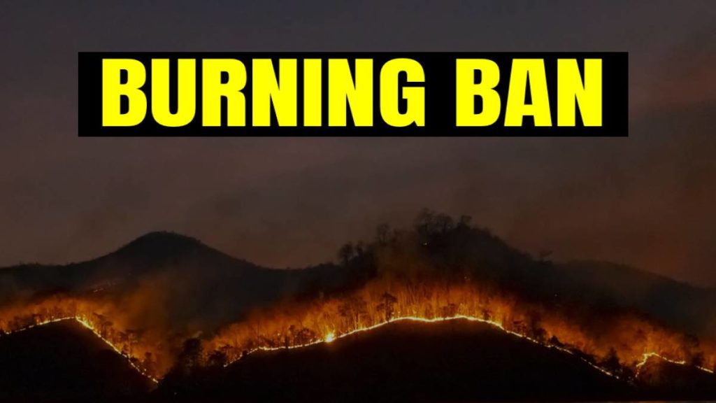 burning ban