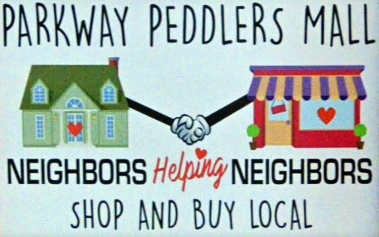 Parkway Peddlar's Mall Salyersville KY Magoffin County Thrift Store Logo